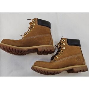 Timberland 10360 Womens 7.5 M 6-Inch Premium Waterproof Boots Wheat Leather 200g